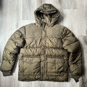 Sean John Men’s Olive Green Puffer Coat Size M - NWT